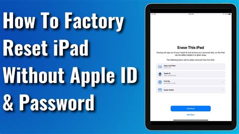 break into ipad without apple id