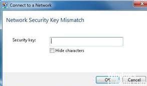 break up Network Security Key Mismatch computer error