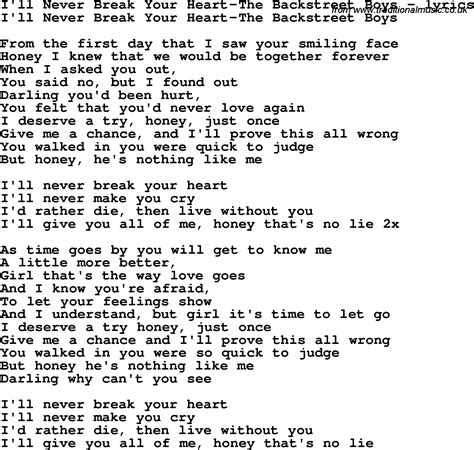 break your heart song lyrics