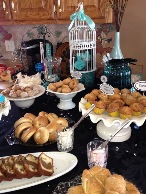 Breakfast at Tiffany's Appetizer Breakfast, Retirement party themes