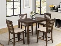 Black 3piece Country Cottage Dining Set Table and 2 Chairs Nook
