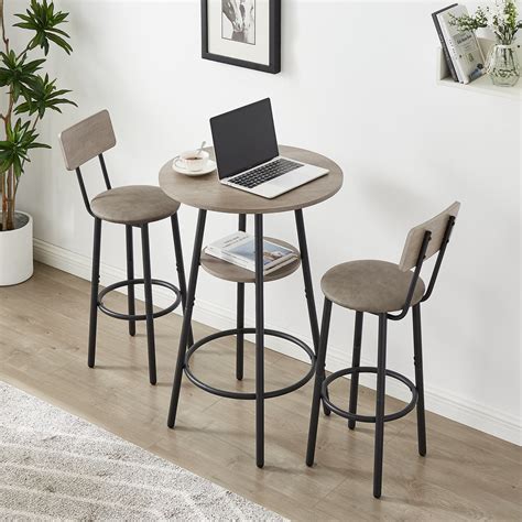 Breakfast Bar Stools Set Of 3