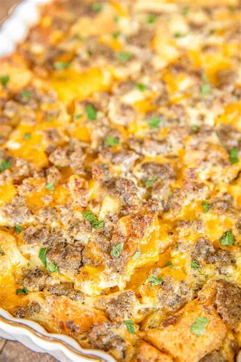 Breakfast Casserole Using Croutons