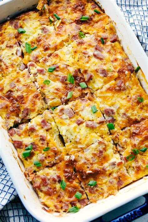 Breakfast Casserole Using Ham And Eggs