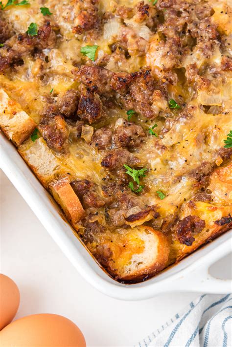 Breakfast Casserole With White Bread
