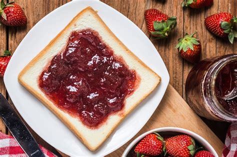 Breakfast With Strawberry Jam