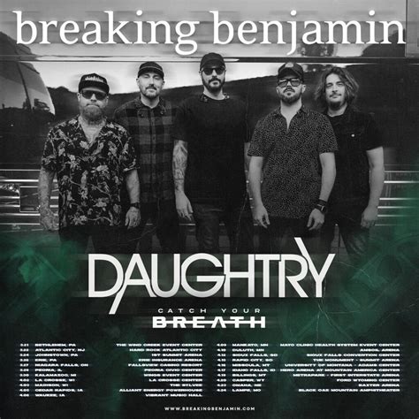 breaking benjamin tour dates 2025 usa