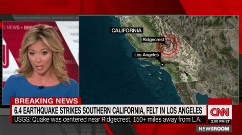 breaking news earthquake today california