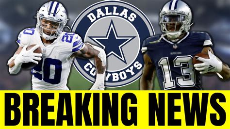 breaking news for the dallas cowboys