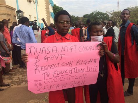 breaking uptu campus protest