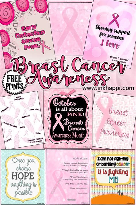 Breast Cancer Awareness Printables