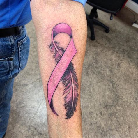 breast cancer ribbon tattoos