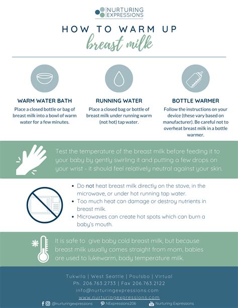 Breast Milk Heating Rules
