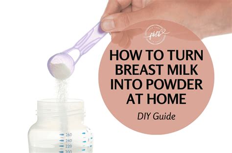 breast milk to powder