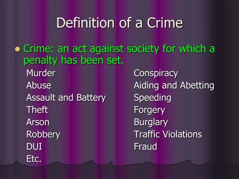 Breed Crime Definition