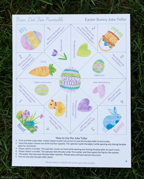 Bren Did Easter Printable