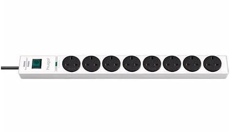 Brennenstuhl Hugo 8 Way Extension Lead Mains With Surge Protection 3m