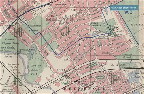 brentford uk map