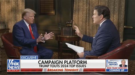 bret baier interview with trump video