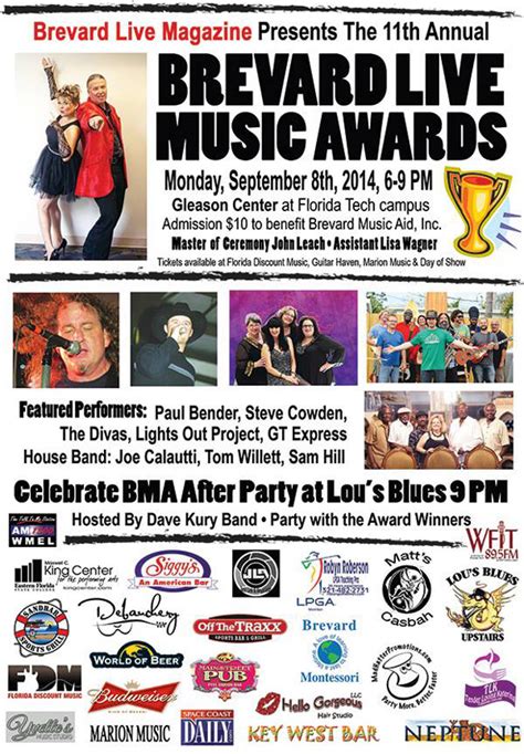 Brevard County Live Music Calendar