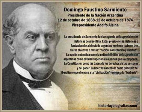 breve biografia de sarmiento