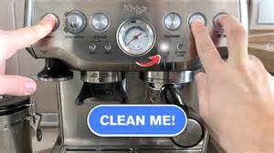 Breville Coffee Machine Cleaning Steps