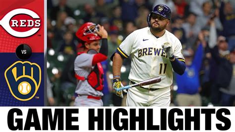 brewers and reds score today