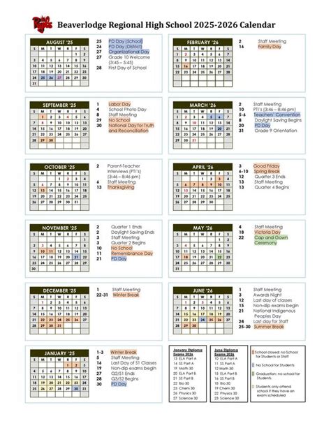 Brhs Calendar 2025