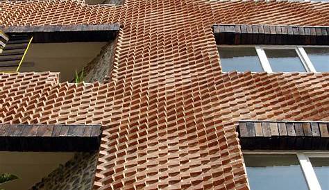 Brick Facade Architecture With Interplay Of Light And Shade