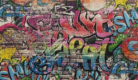 Colorful Brick Wall Graffiti Backdrop Newborn Baby Colleague - Etsy Sweden