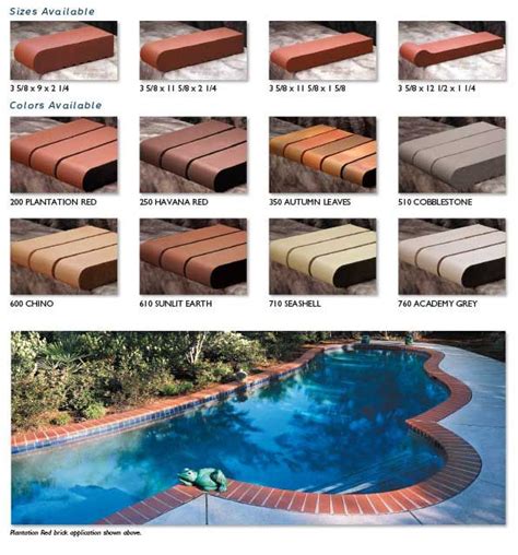 Brick Coping Colors