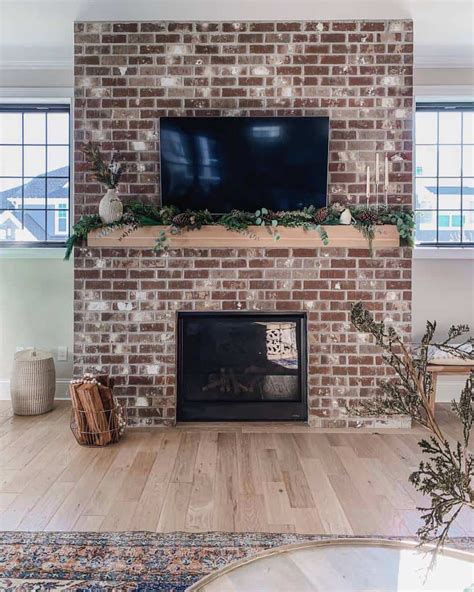 Brick Fireplace Walls