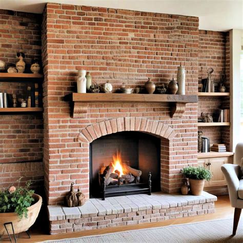 brick fireplaces design