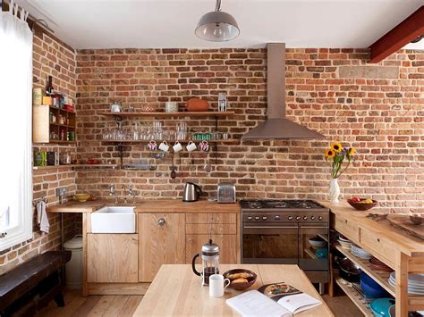 Brick Kitchen Wall Ideas