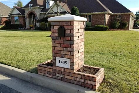Brick Mailbox Foundation Depth