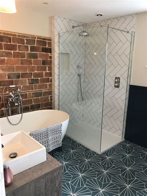 brick tiles bathroom ideas