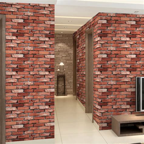 Brick Vinyl Wallpaper Wall