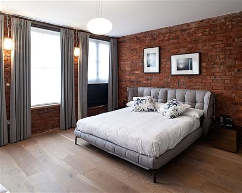 Brick Wall Bedroom Decor