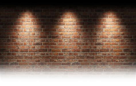 brick wall lighting