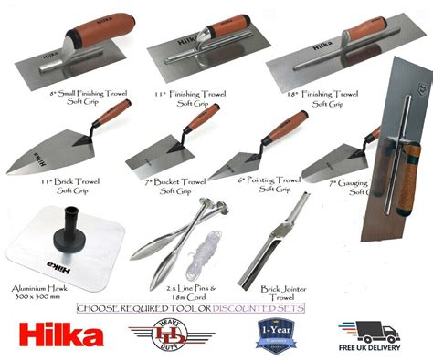 Bricklayer Tools Set
