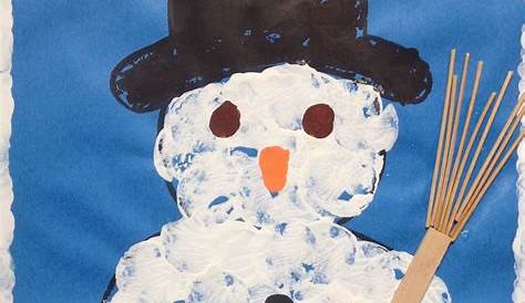 Bonhomme de neige en assiette en carton Xmas crafts