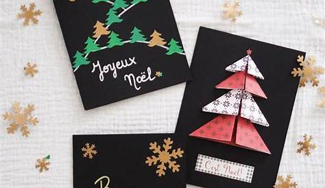 Bricolage Carte De Voeux Noel DIY s Vœux Noël Fait Main Merci Pour Le