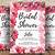bridal shower poster template