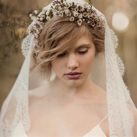 Unique Bridal Hairstyles For Medium Length Hair With Veil For Long Hair