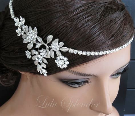 bridal headdresses swarovski crystals