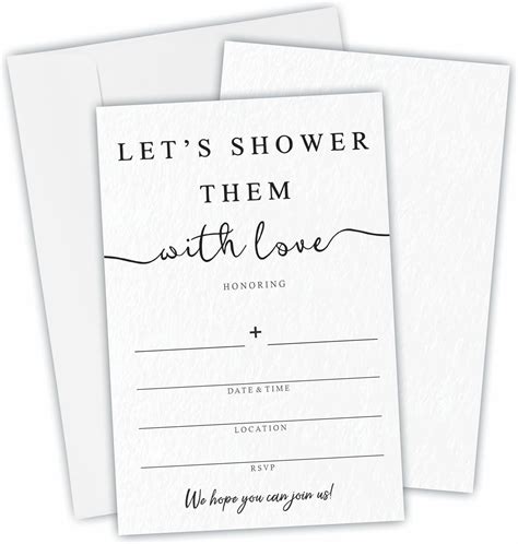 Bridal Shower Invitations Amazon