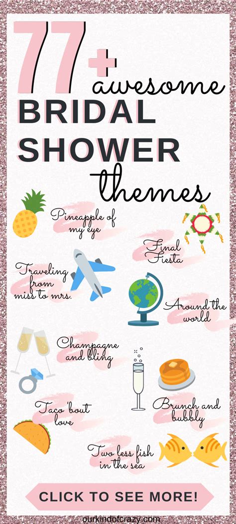 Bridal Shower Theme Names