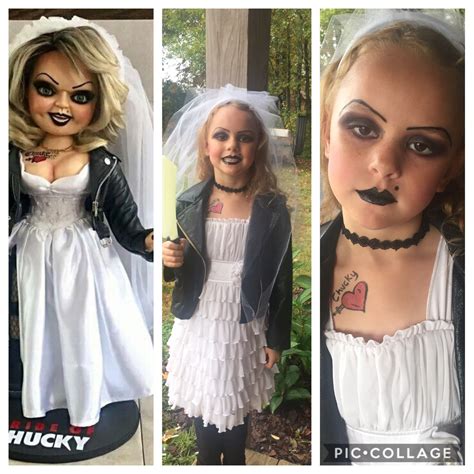 Diy Bride Of Chucky Costume Homemade Girl's Bride of Chucky Costume