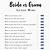 bride or groom game free printable