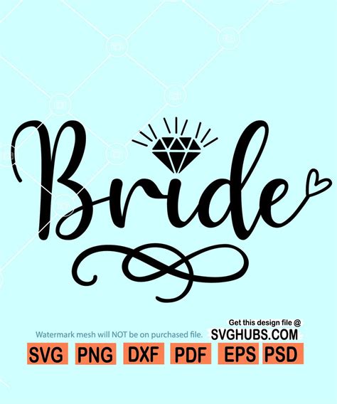 Beautiful Bride SVG Designs to Enhance Your Wedding Day Décor